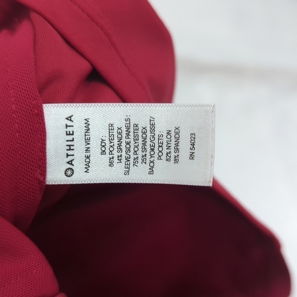 Athleta Run Free Magenta Running Jacket Size Small - Picture 7 of 7